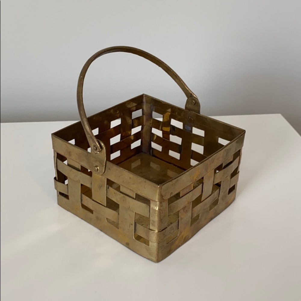 Boho Brass - small basket